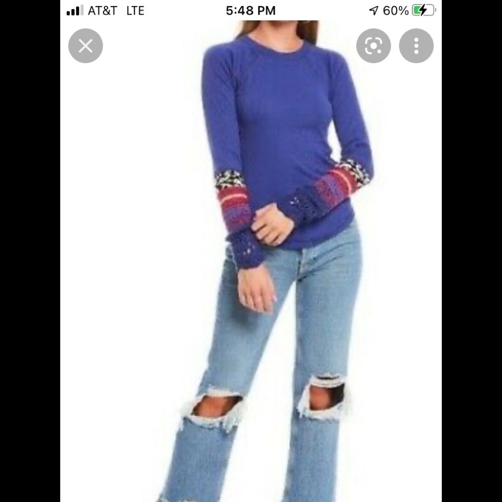 Free People knit top